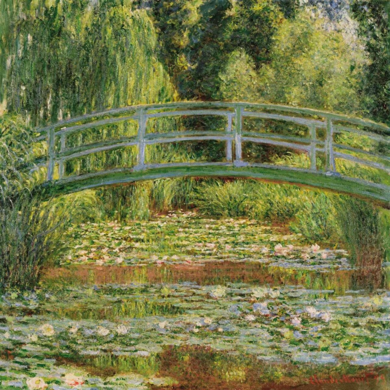 Le pont Japonais Giverny Poster Print by Claude Monet # CM2162